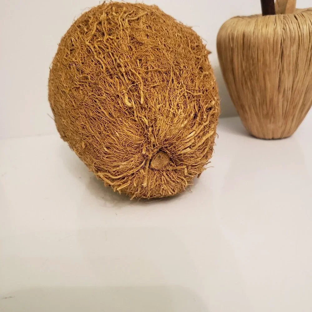 Vtg Primative Wooden Grapevine Apples‎ Set 2 Farmhouse Decorative
